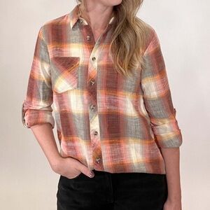 Thread and Supply 100% Cotton Flannel Shirt